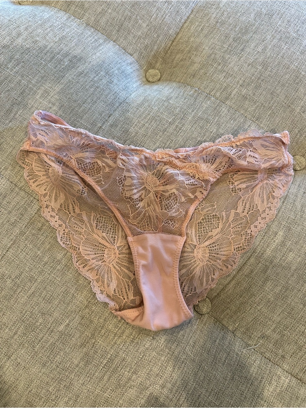 Lace Bikini Panty in Dusty Pink - Women Intimates
